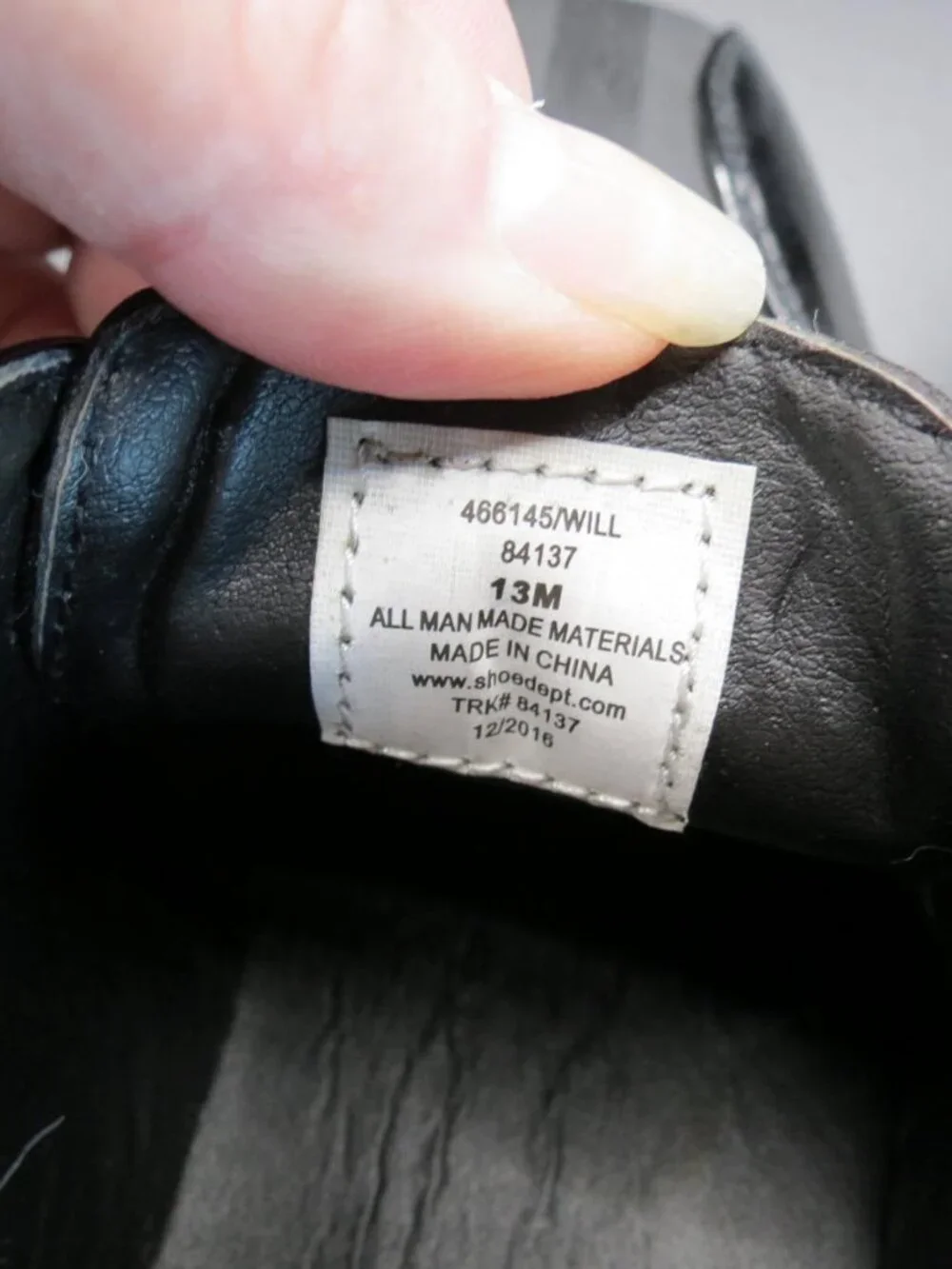 Felipe Stefano Boys Black Oxford Dress Shoes Patent Leather Size 13M